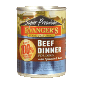 Evanger's Super Premium: Beef Dinner Dog Food 13 oz
